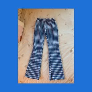 Urban Outfitters checkered flare pants!